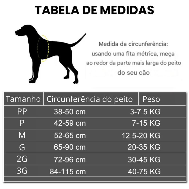 Coleira Peitoral Personalizado para Pets - Segurança, Estilo e Conforto!