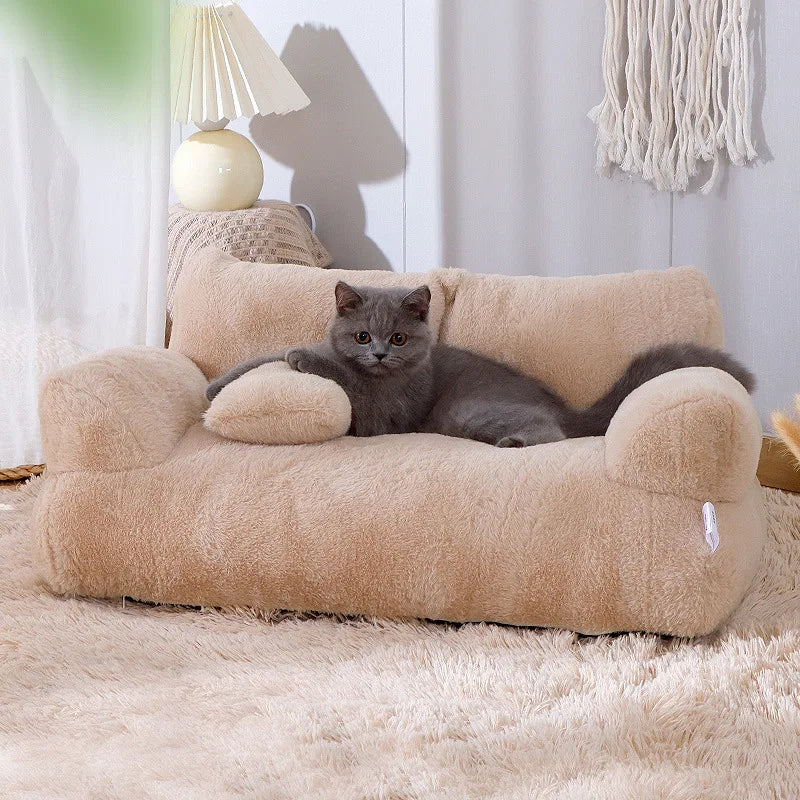 Sofá de Veludo para Pets – Conforto Incomparável com Design Sofisticado