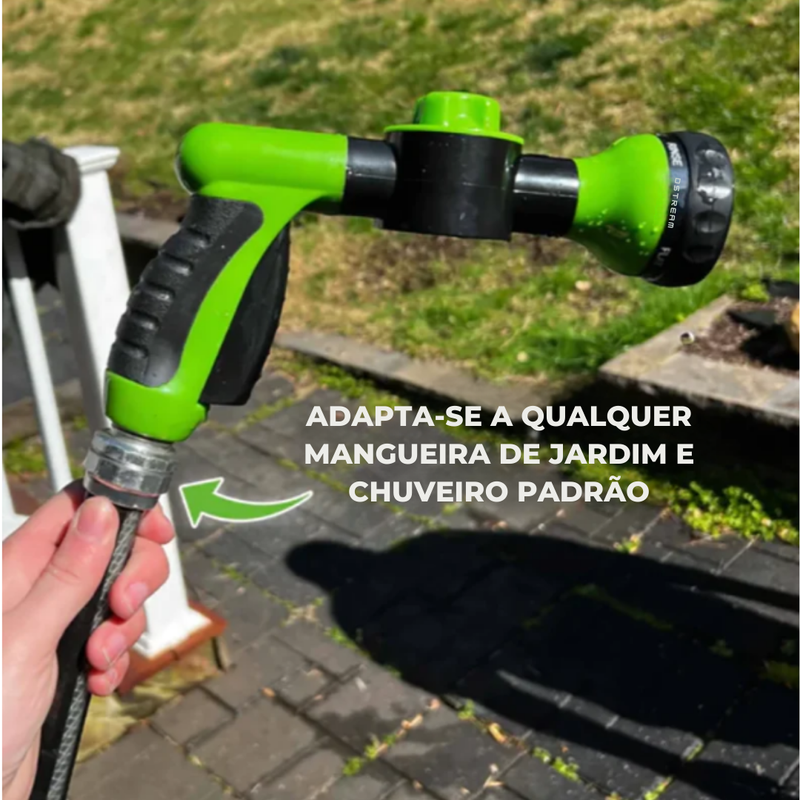 Chuveiro Multiuso com Dispensador de Sabão - Versatilidade para Limpeza e Jardinagem